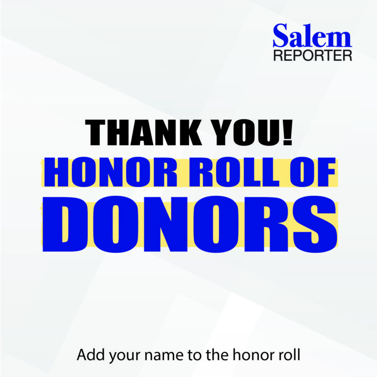 Salem Reporter Donor Holl Roll