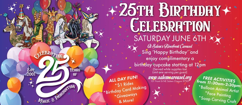 25th Birthday Celebration at the Carousel
