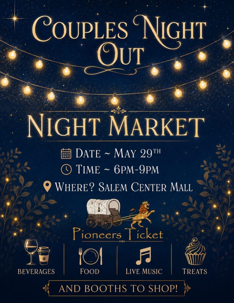 Free public event! Salem Centers 1st Night Market! Date Night Style