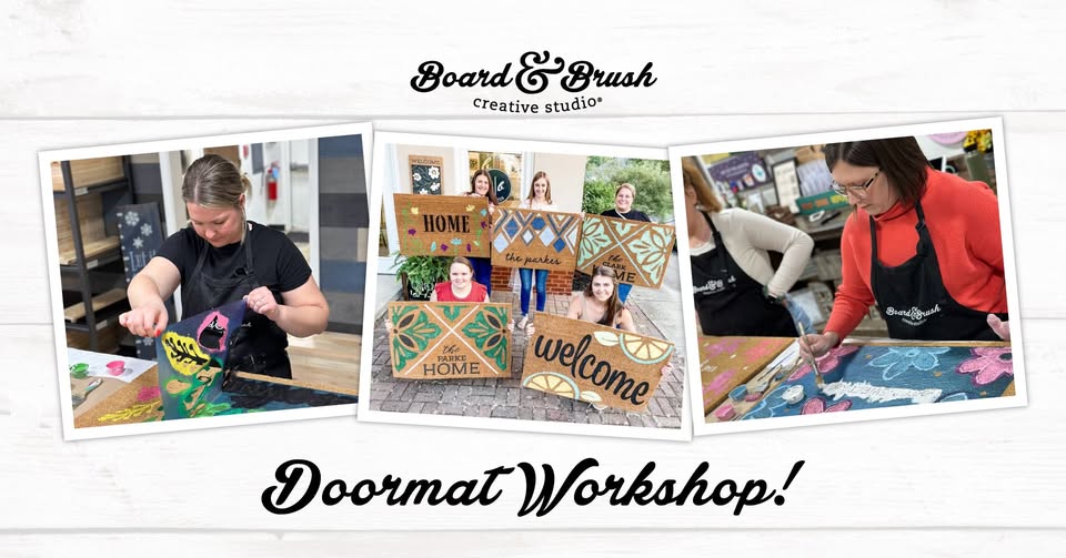 DIY Doormat Workshop at Board & Brush, Salem