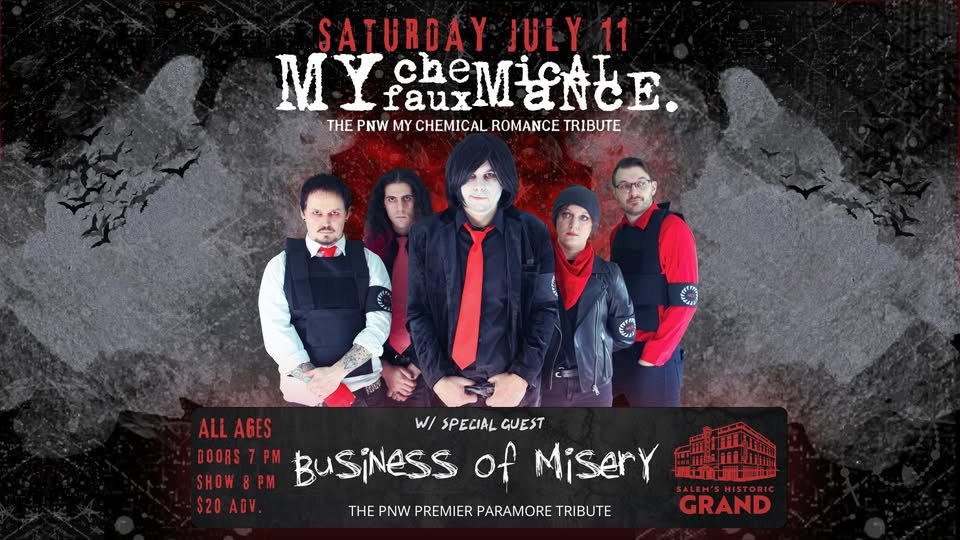 Live Emo Night Featuring My Chemical Fauxmance & Business of Misery