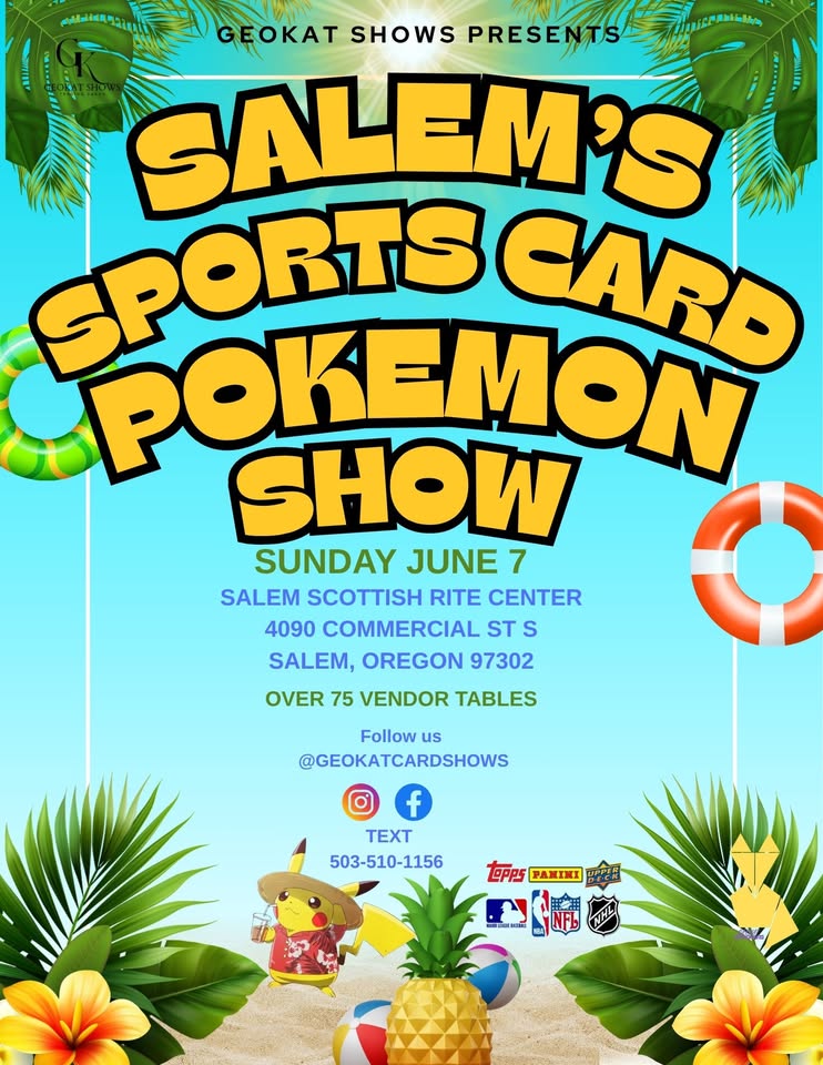 Salem’s Premier Sports Card & Pokemon Card Show