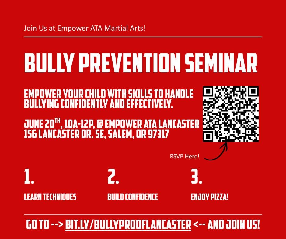 FREE Bully Prevention Seminar @ Lancaster!