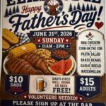 Father’s Day BBQ Sunday, June 21st!