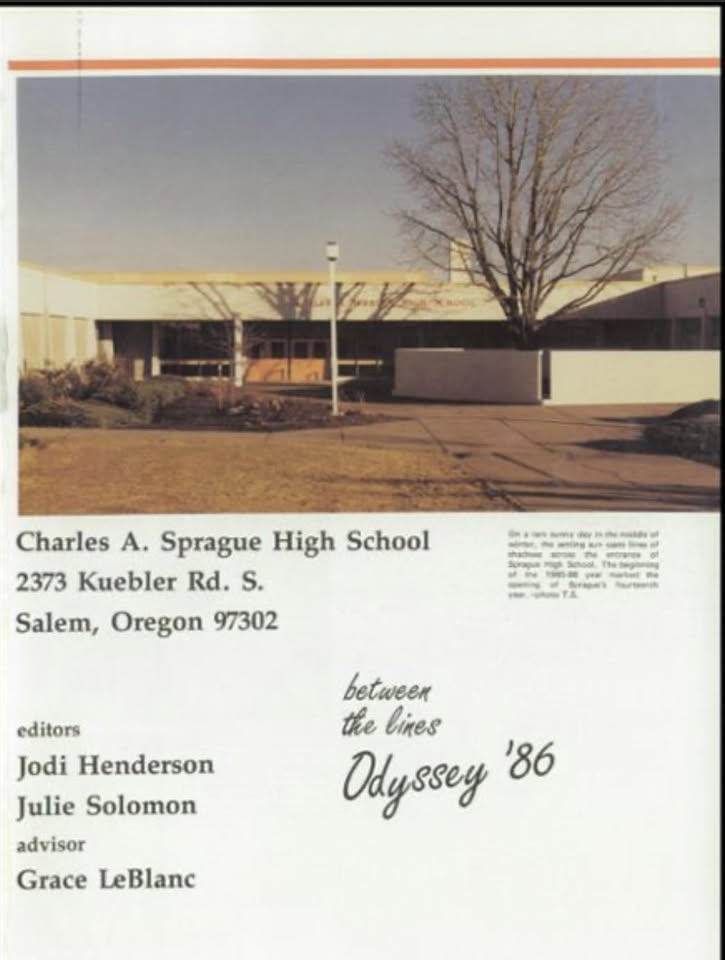 Sprague High School 1986 Reunion