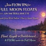 Full moon 🌕 float with FLOW RN July