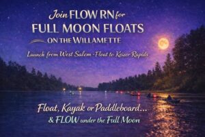 Full moon 🌕 float with FLOW RN July