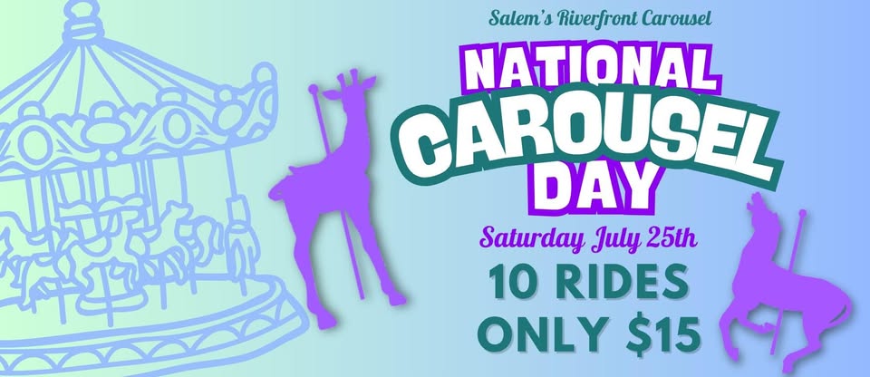 National Carousel Day 10 Rides for $15