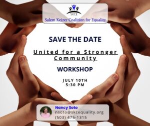 United for a Stronger Community WORKSHOP