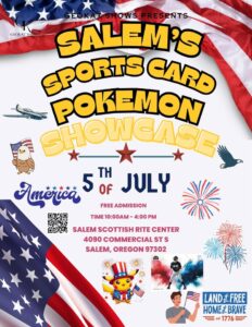 Salem’s Sports Card & Pokemon Show July 5th