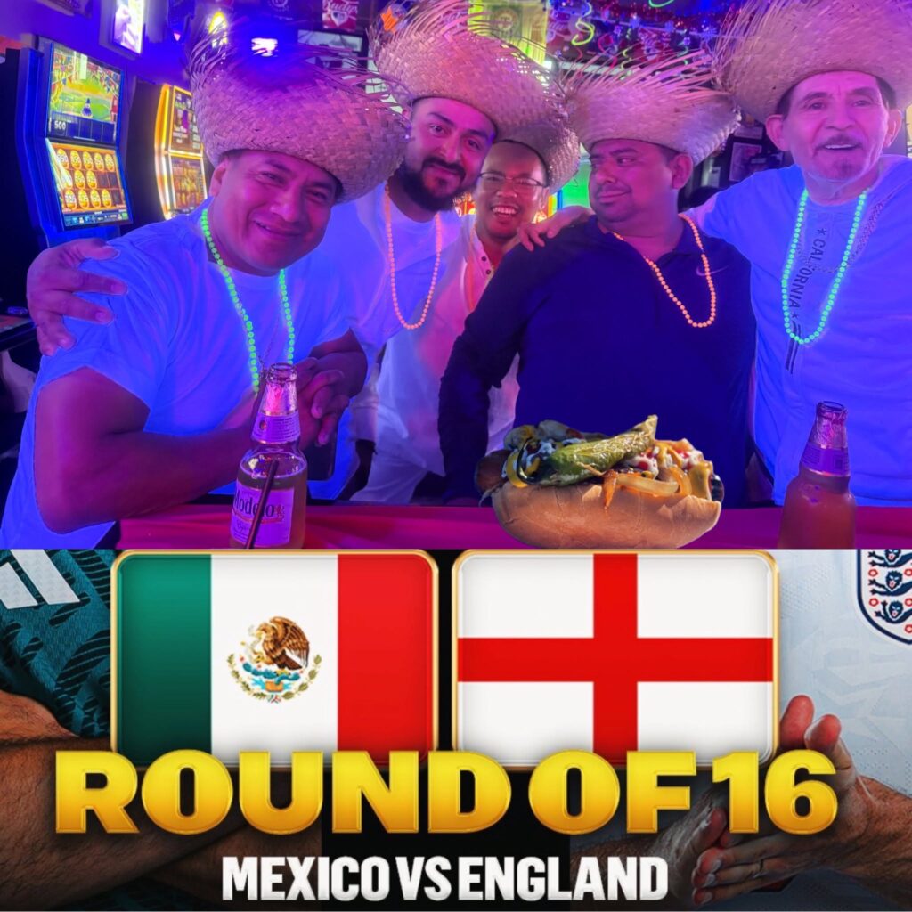 LA Hot Dog 4pm Mexico 🇲🇽 ⚽️ England 🏴󠁧󠁢󠁥󠁮󠁧󠁿