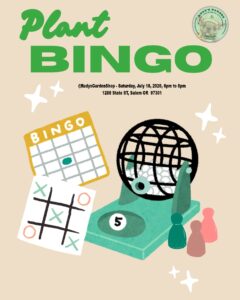 Plant Bingo with Kayla @ Rudy’s Garden Shop – Salem