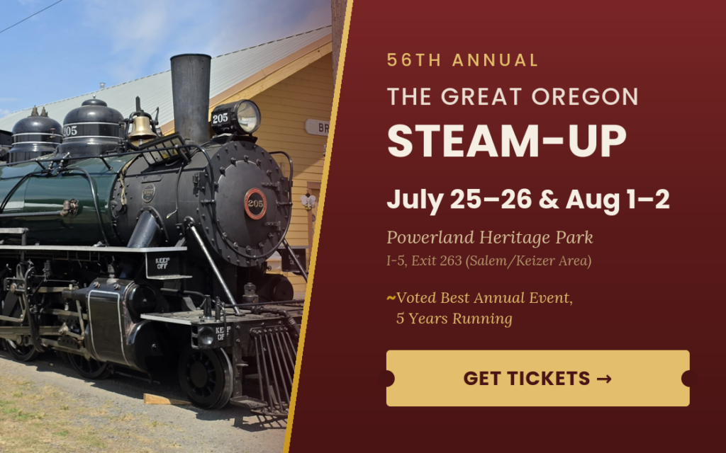 Powerland Heritage Park The Great Oregon Steam-Up Antique Powerland Salem Oregon